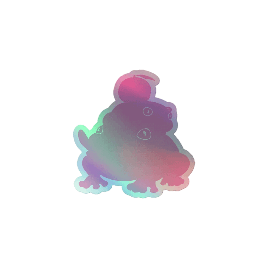 Pink Drama Frog Sticker product image (1)