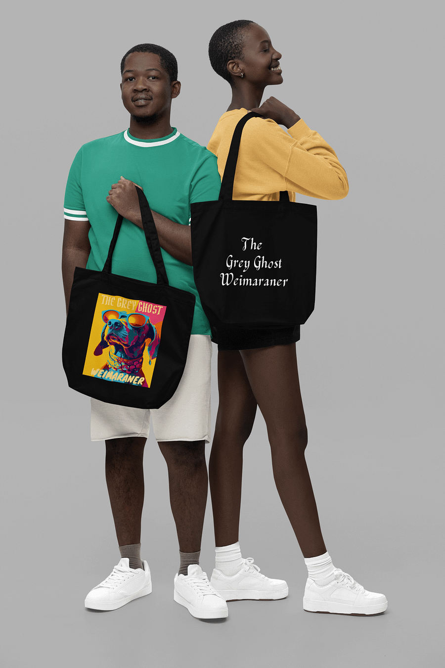 The Grey Ghost Weimaraner Eco-friendly Tote Bag by Econscious product image (5)