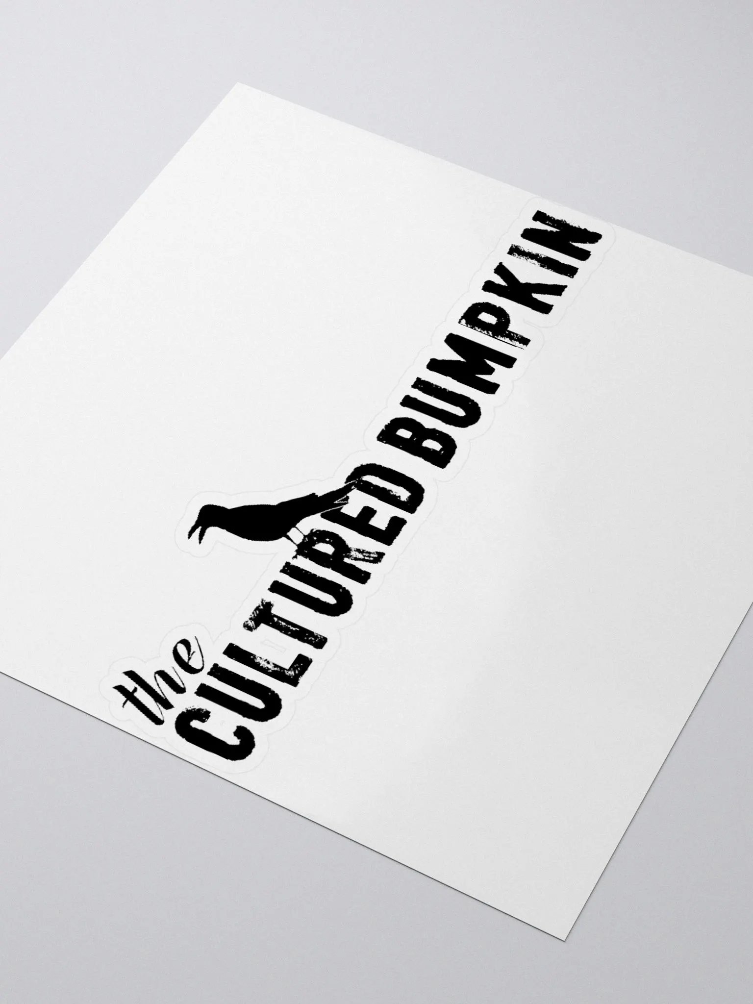the CULTURED BUMPKIN sticker product image (3)