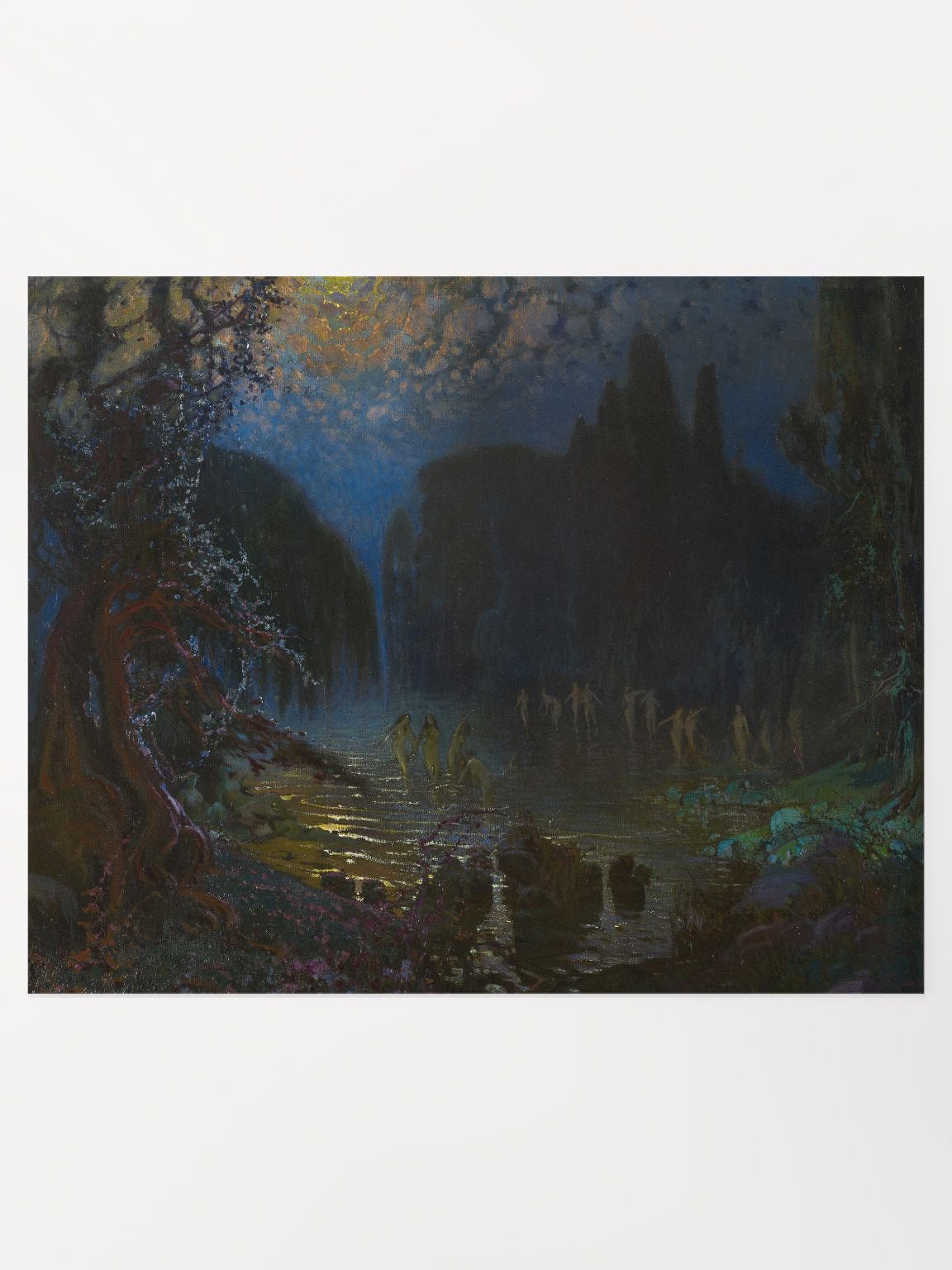 ''Nymphs Bathing'' by Antonio Muñoz Degrain Poster product image (1)