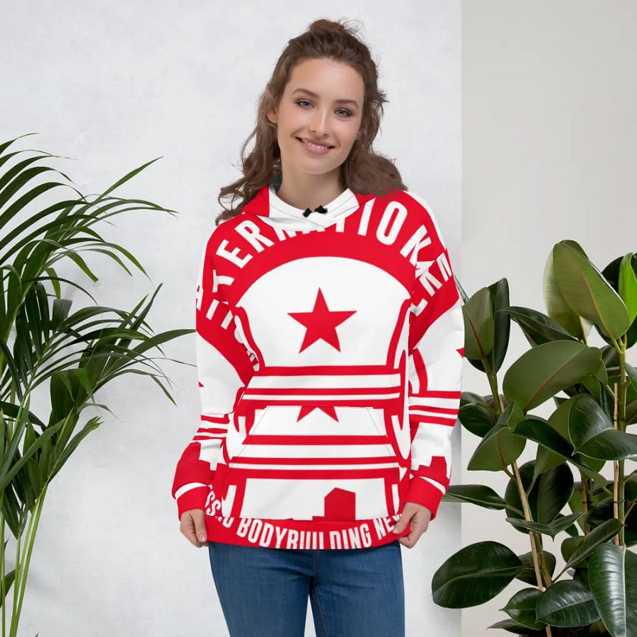 IFBNewsfeed.Org's All-Over Print Recycled Unisex Hoodie product image (5)