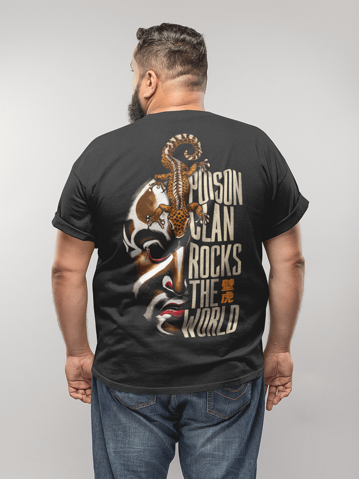 🏷️ Poison Clan Lizard Style – Back Print Martial Arts Tee product image (2)