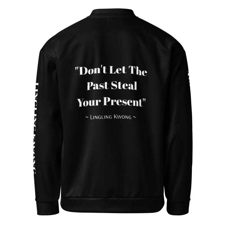 Lingling Kwong Black Unisex Bomber Jacket product image (2)