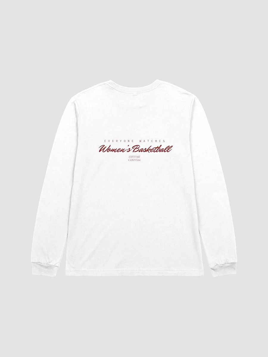 Everyone Watches Women's Basketball Long Sleeve - Modern Logo product image (2)
