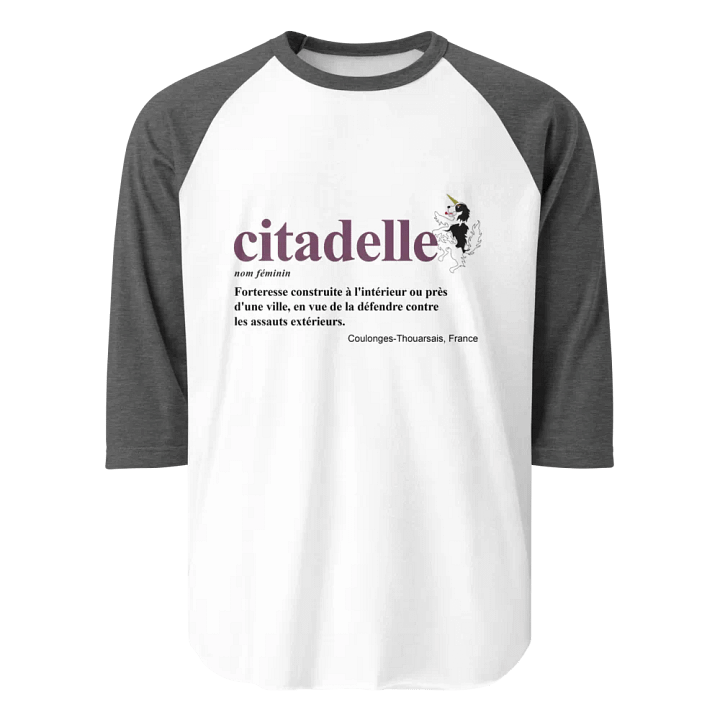 Raglan T-Shirt with Citadelle Definition in French product image (68)