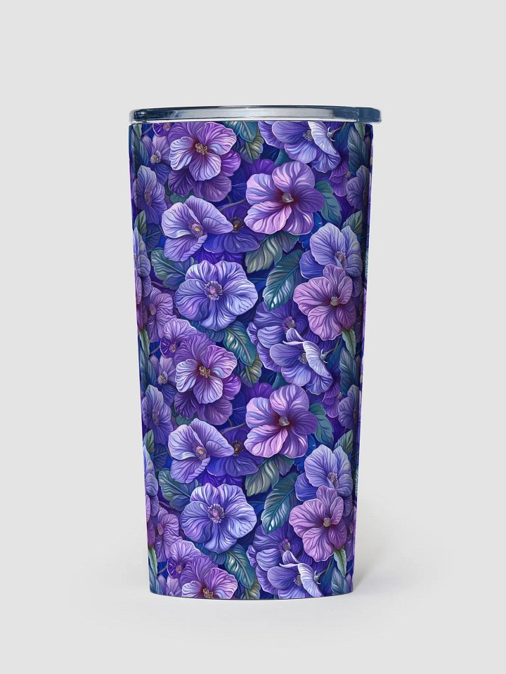 African Violets Stainless Steel Tumbler product image (1)