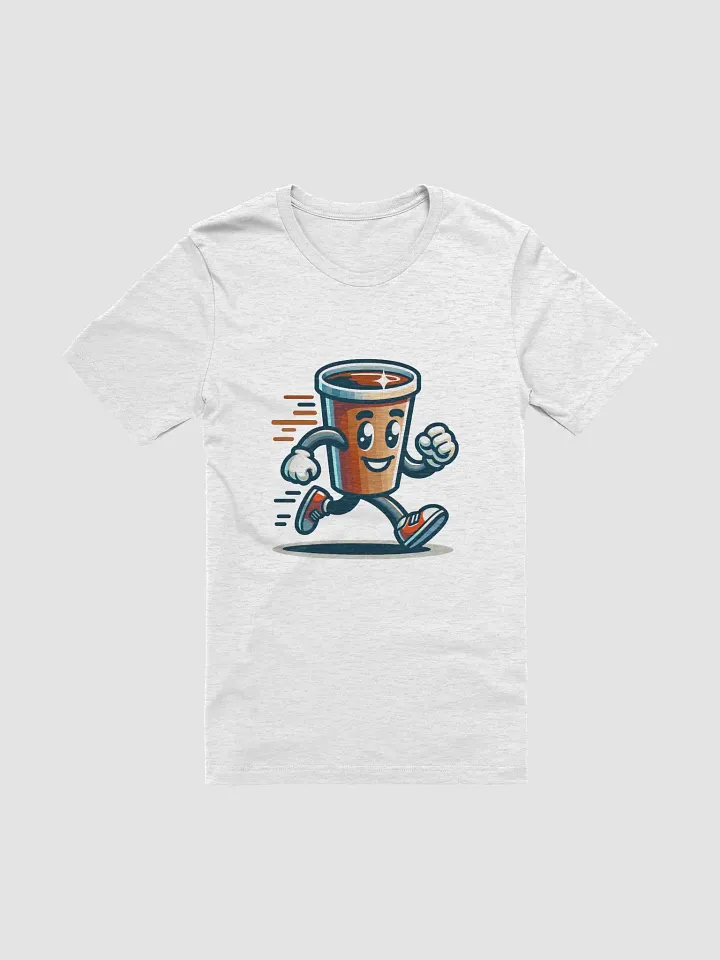 Energetic Coffee Cup Cartoon T-Shirt product image (2)