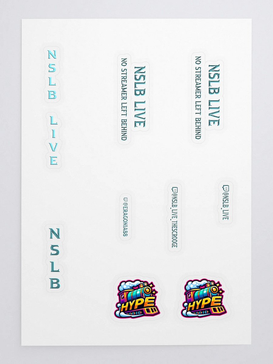 NSLB LIVE Hype Train Sticker Sheet product image (3)