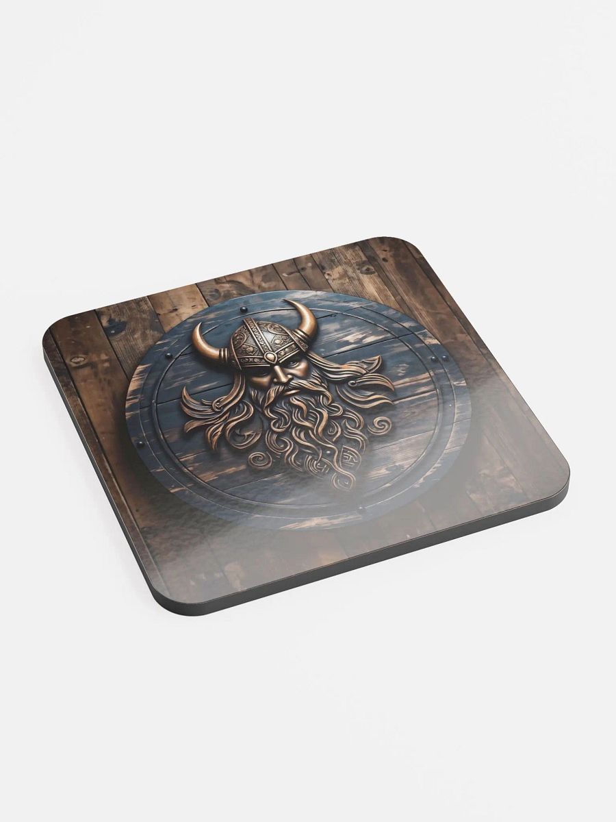 Glossed Cork Coaster - Viking product image (2)