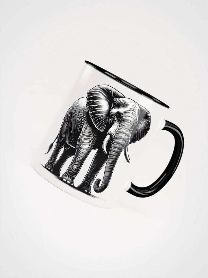 Majestic Elegant Elephant Ceramic Mug product image (2)