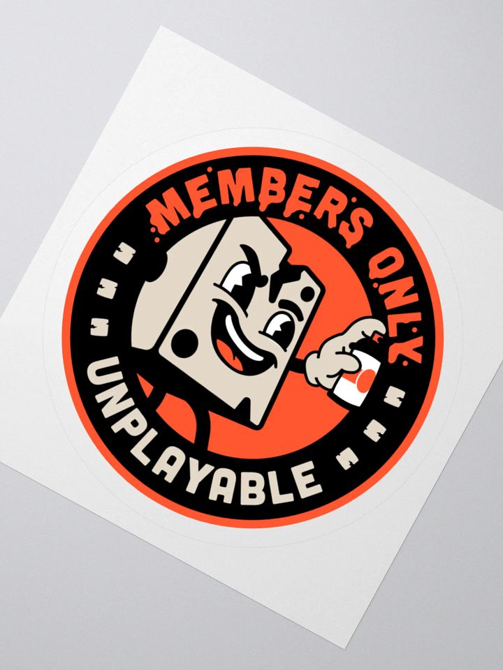 Members Only Sticker product image (2)
