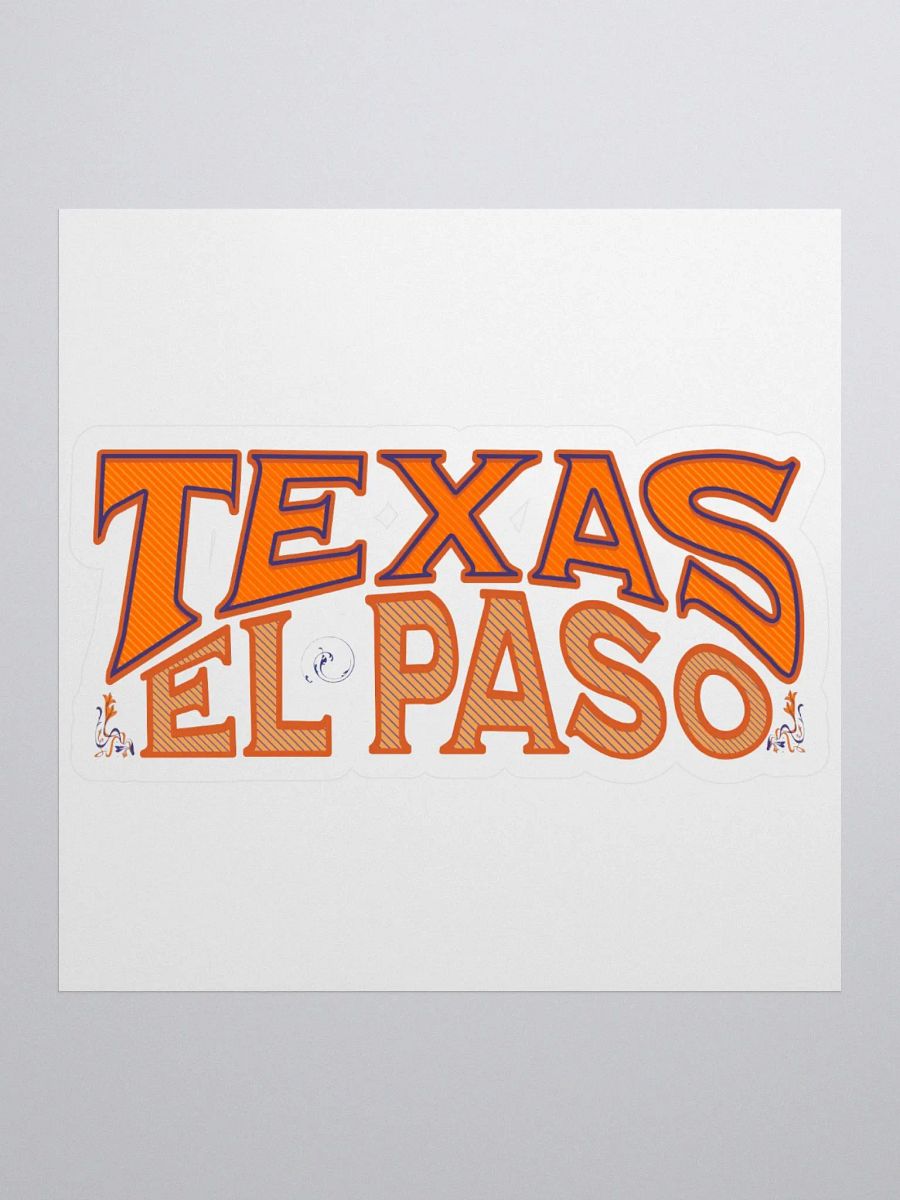 Bold Texas El Paso Sticker product image (1)
