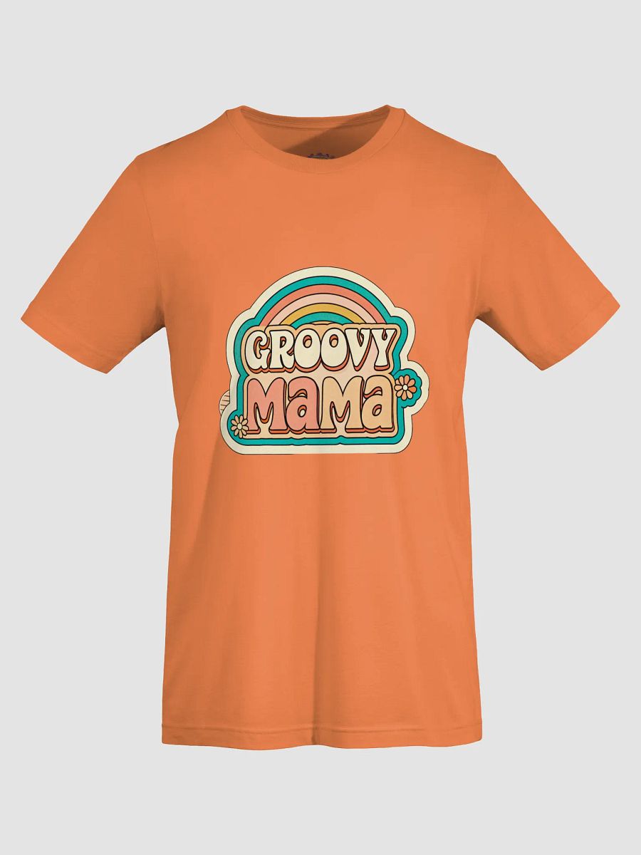Groovy Mama Retro Rainbow T-Shirt product image (4)