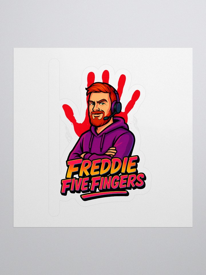 FREDDIE FIVEFINGERS: Kiss Cut Sticker Collection product image (1)