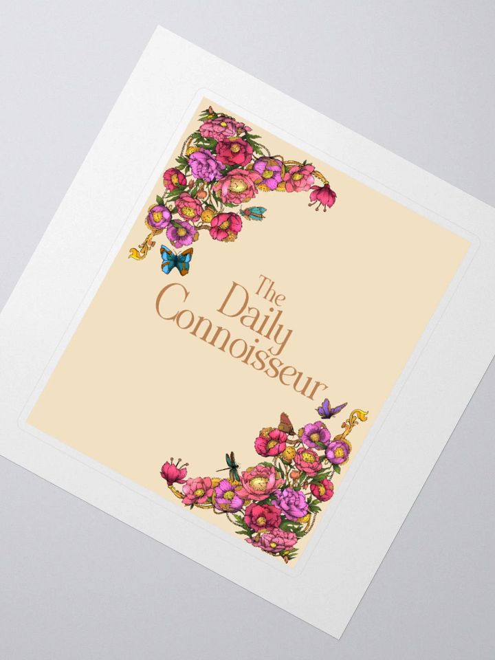 The Daily Connoisseur Steampunk Sticker product image (2)
