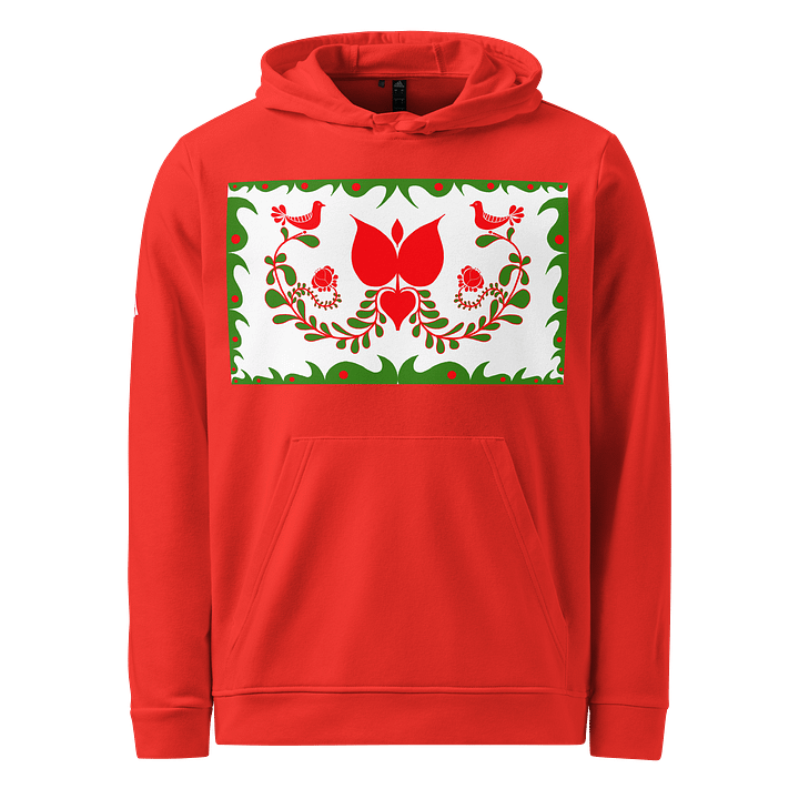 Hungarian Colors Folk Art Tulip Design Hoodie product image (1)