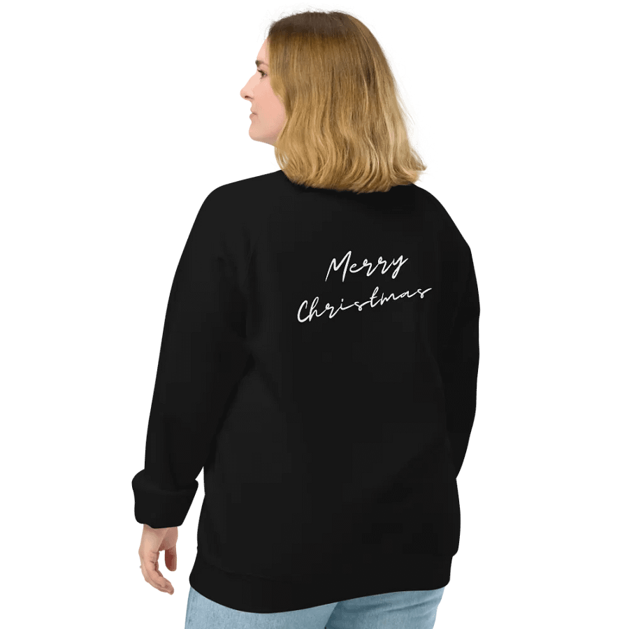 Festive Merry Christmas Organic Sweatshirt product image (4)