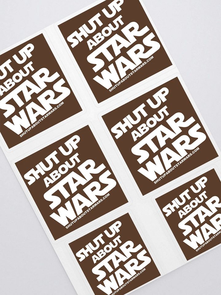 Shutup About St@r W@rs stickers product image (2)