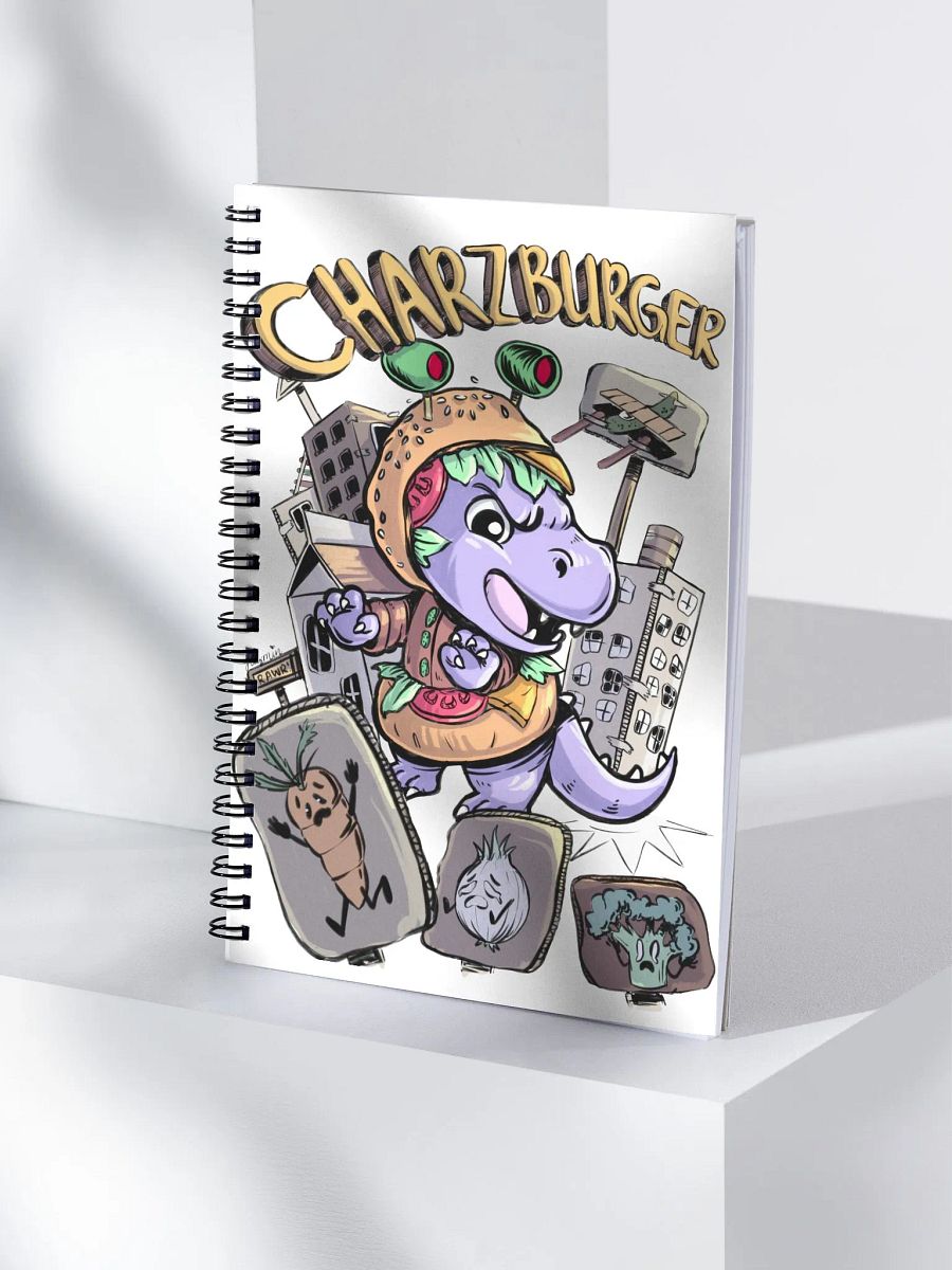 Dinosaur Hamburger Rampage Notebook – A Whimsical Adventure product image (4)