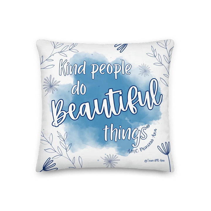 KPDBT - White/Blue Pillow product image (1)