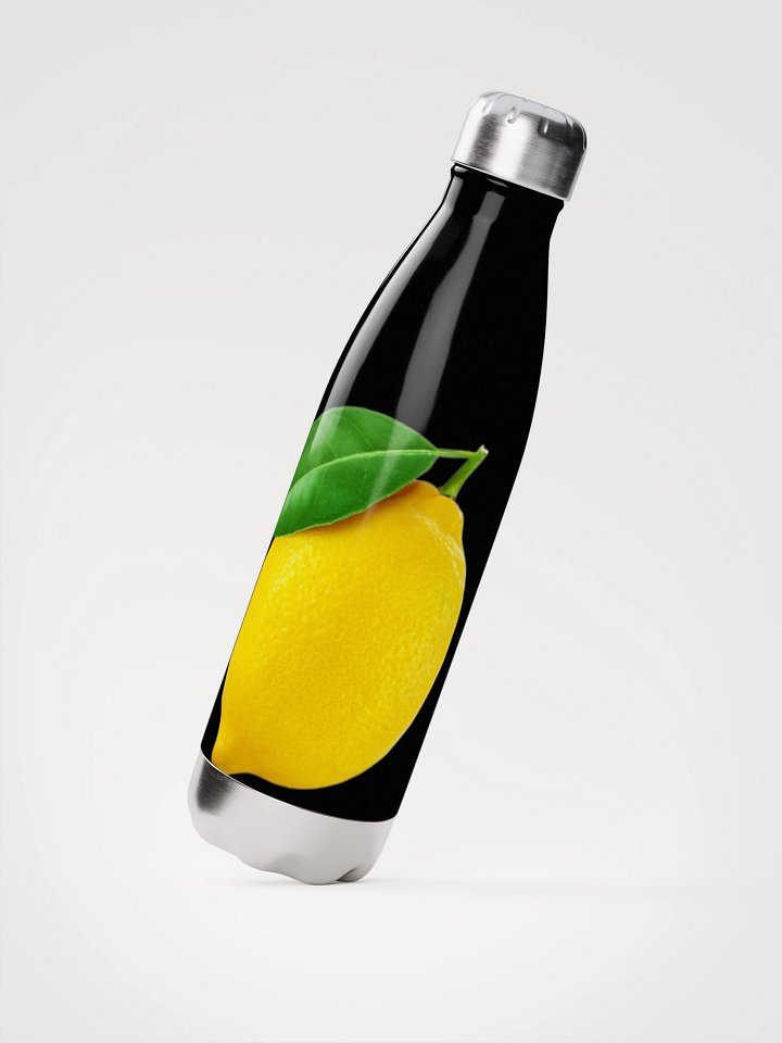 Zesty Lemon Stainless Steel Water Bottle product image (4)