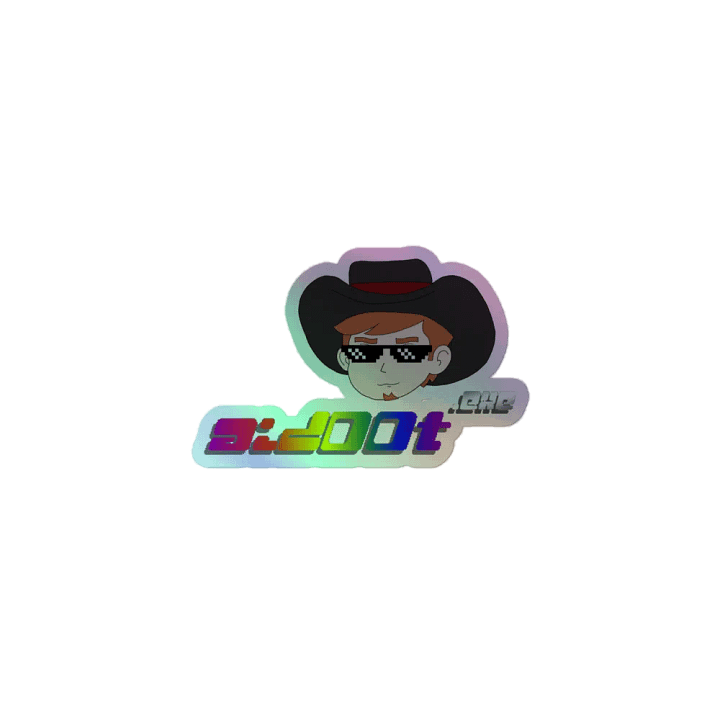 aid00t.exe Logo Sticker Sheet (Holographic) product image (1)