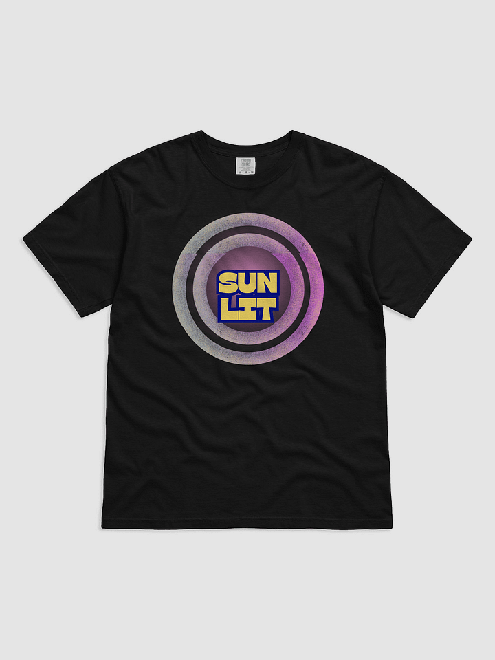 Sun Lit Comfort: Pink & Purple T-Shirt product image (1)