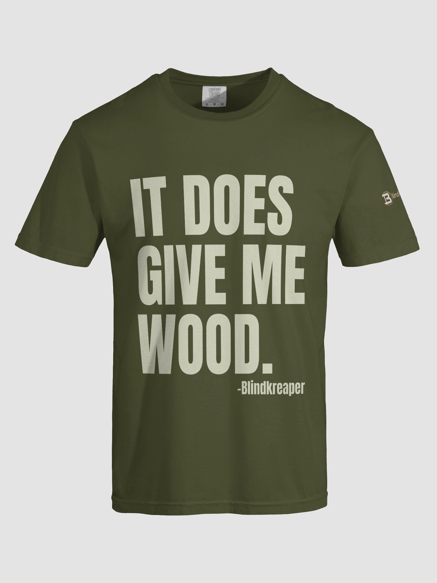 It Does Give Me Wood T-shirt - Green product image (5)