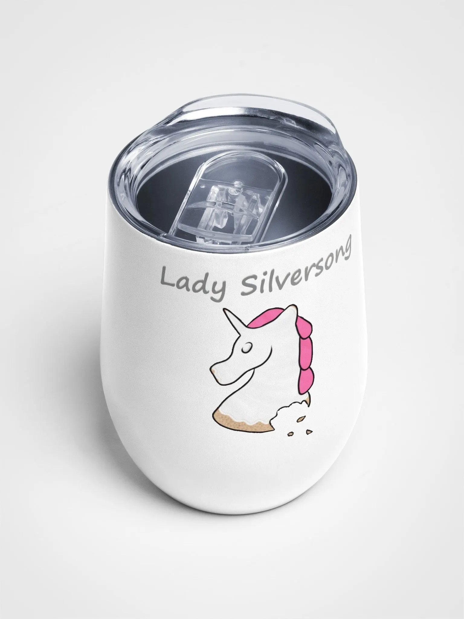 Lady Silversong Unicorn Cookie emote Wine Cup product image (4)