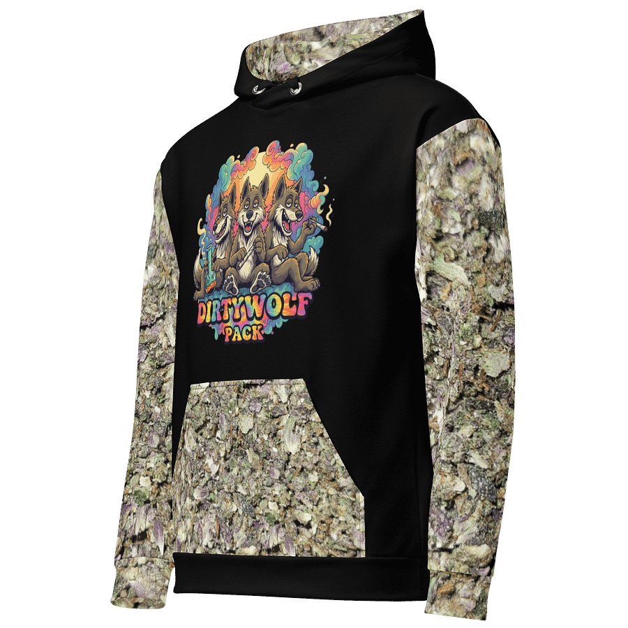 Flower Wolf Pack Dope Unisex Hoodie product image (2)