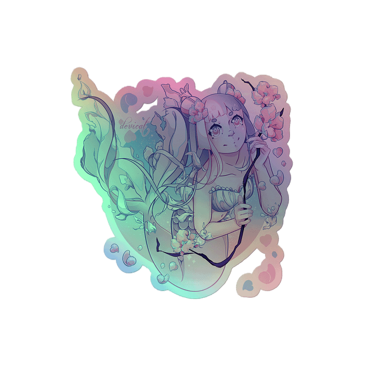 Holo Sticker • CandiCat Mermaid • 2025 product image (2)