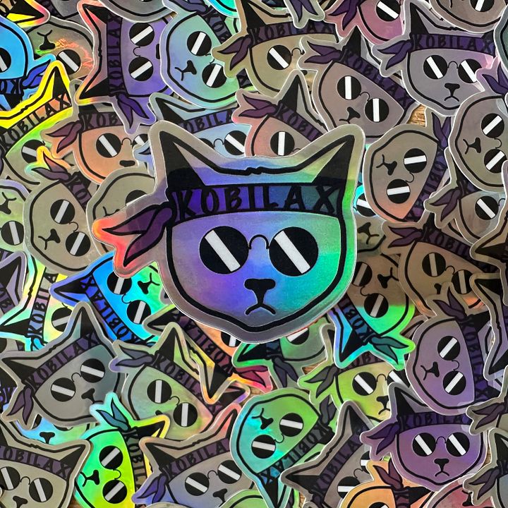 KobiCat - Holographic Sticker product image (1)