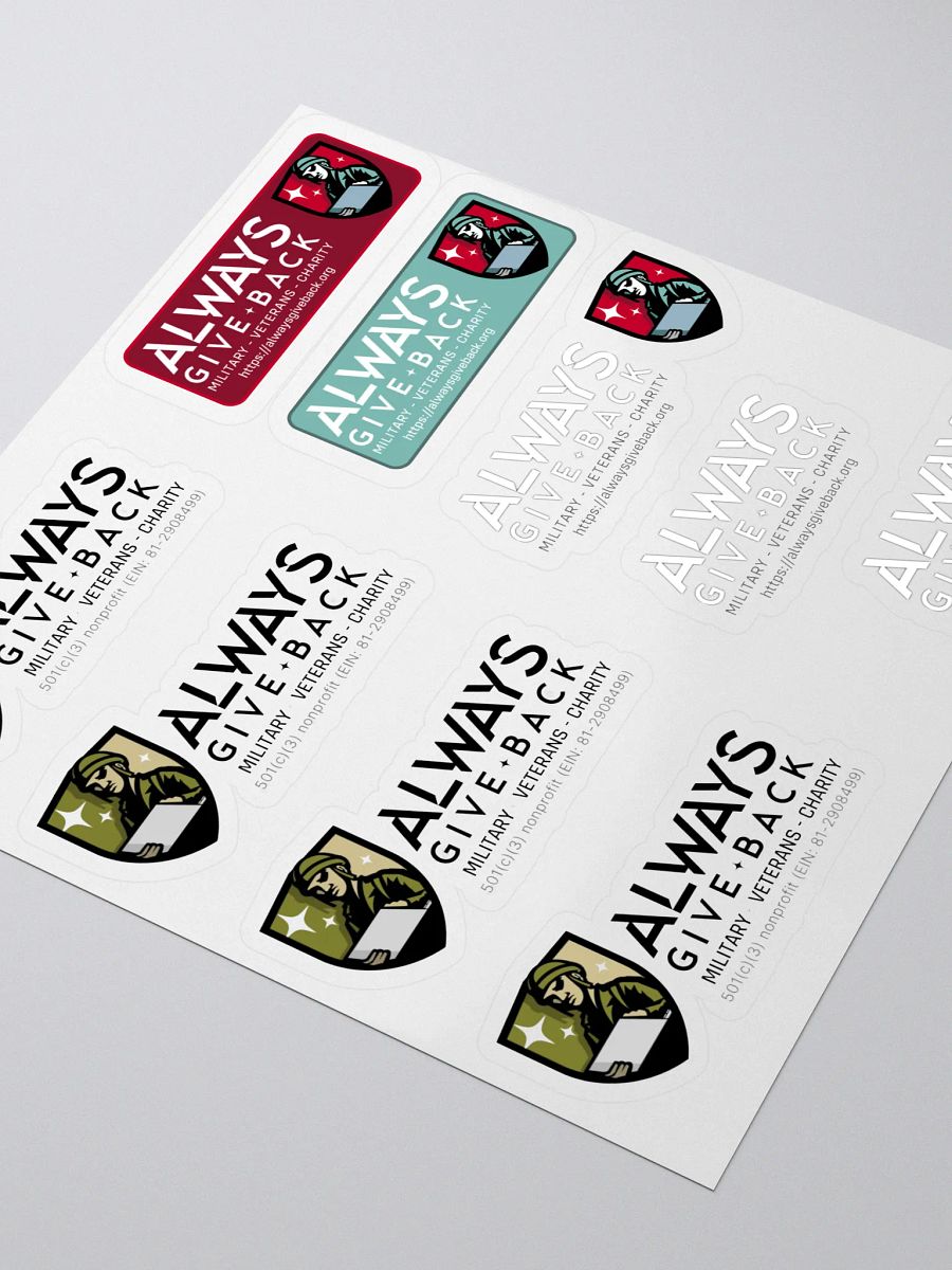 Always Give Back Military Stickers product image (3)