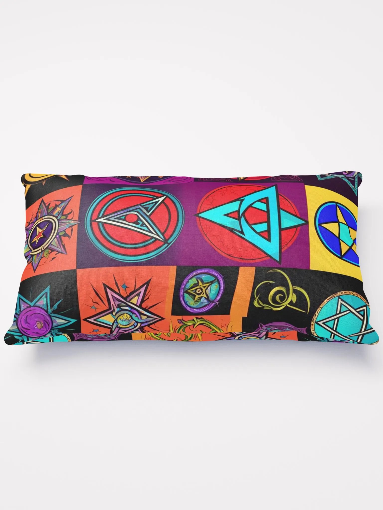 Brightly Coloured Symbology Cushion product image (1)
