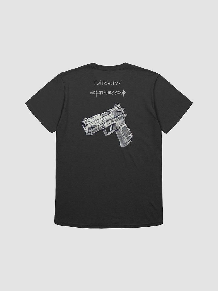 Stylized Pistol Illustration Unisex T-Shirt product image (2)