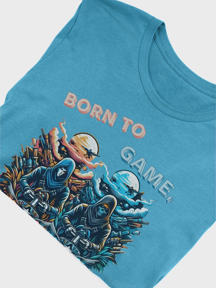 BORN TO GAME, FORCED TO WORK -Bella+Canvas Supersoft T-Shirt product image (3)