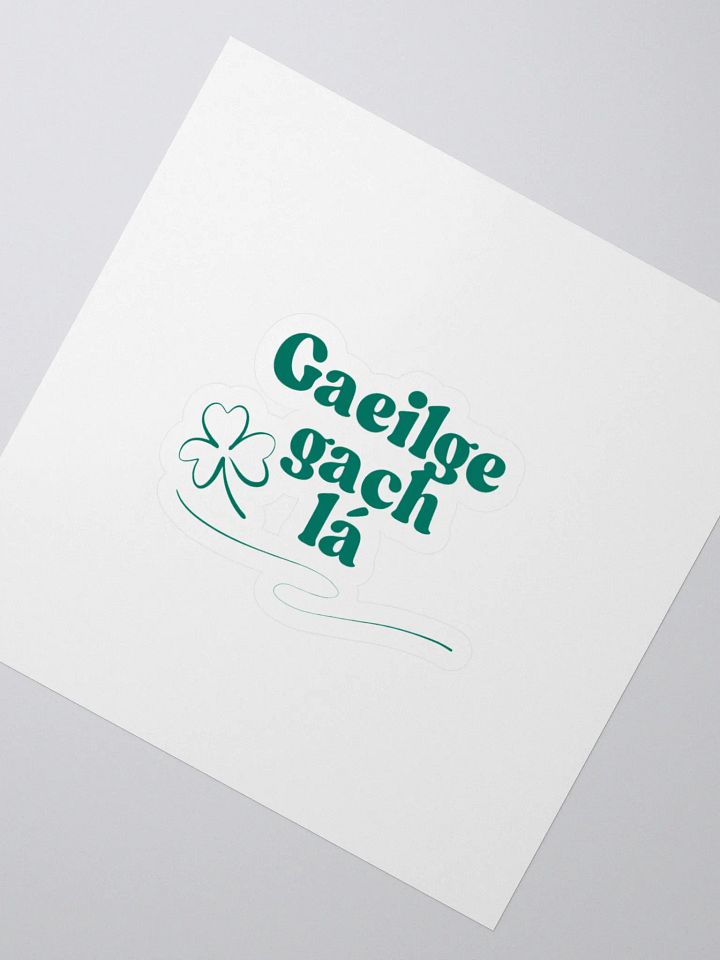 Gaeilge Gach Lá Sticker product image (2)