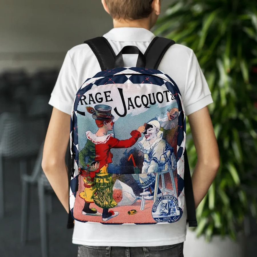 Harlequin & Mime All-Over Backpack product image (8)