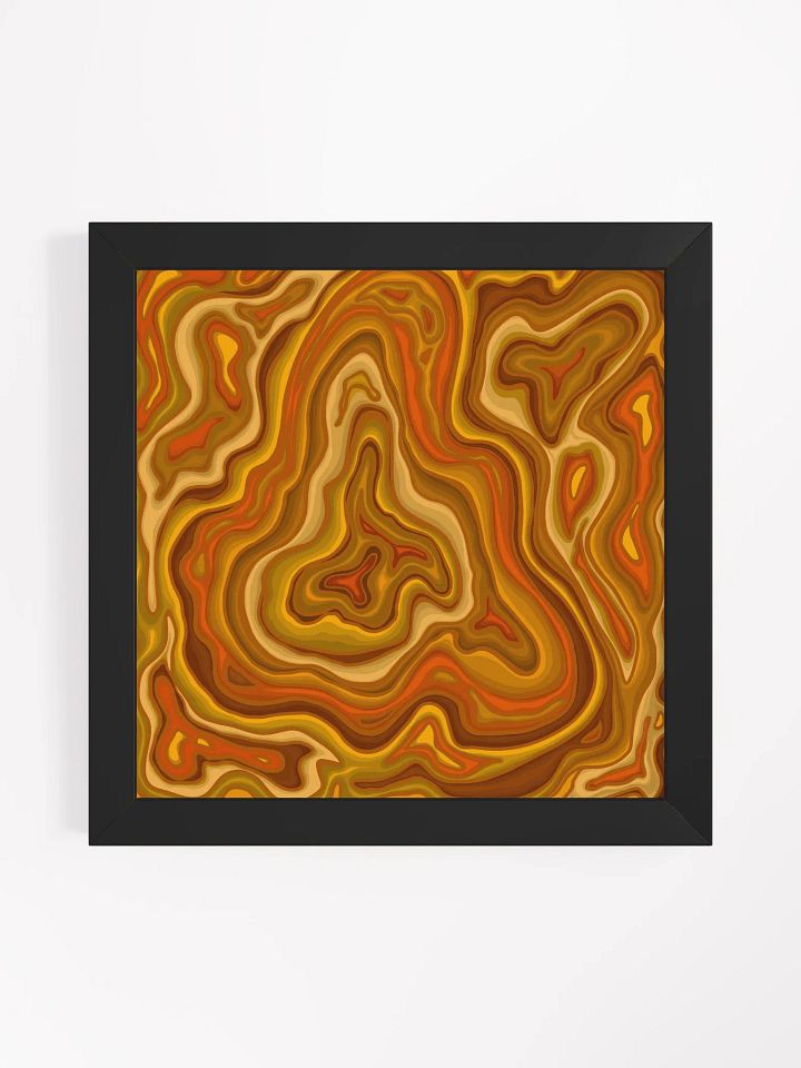 Vibrant Ayous Wood Framed Matte Poster - Stone N 10 product image (9)
