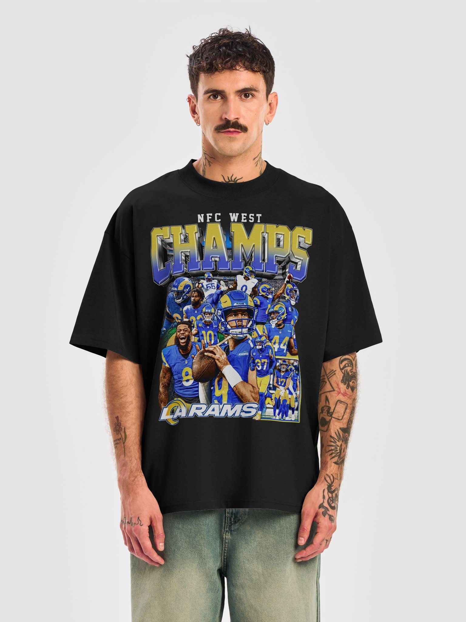 LA Rams NFC West Champs Bootleg T-Shirt product image (2)