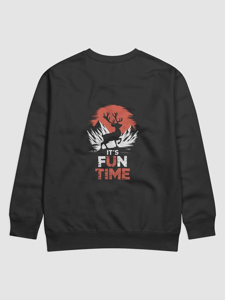 It's Fun Time Sunset Reindeer Christmas Sweatshirt product image (2)