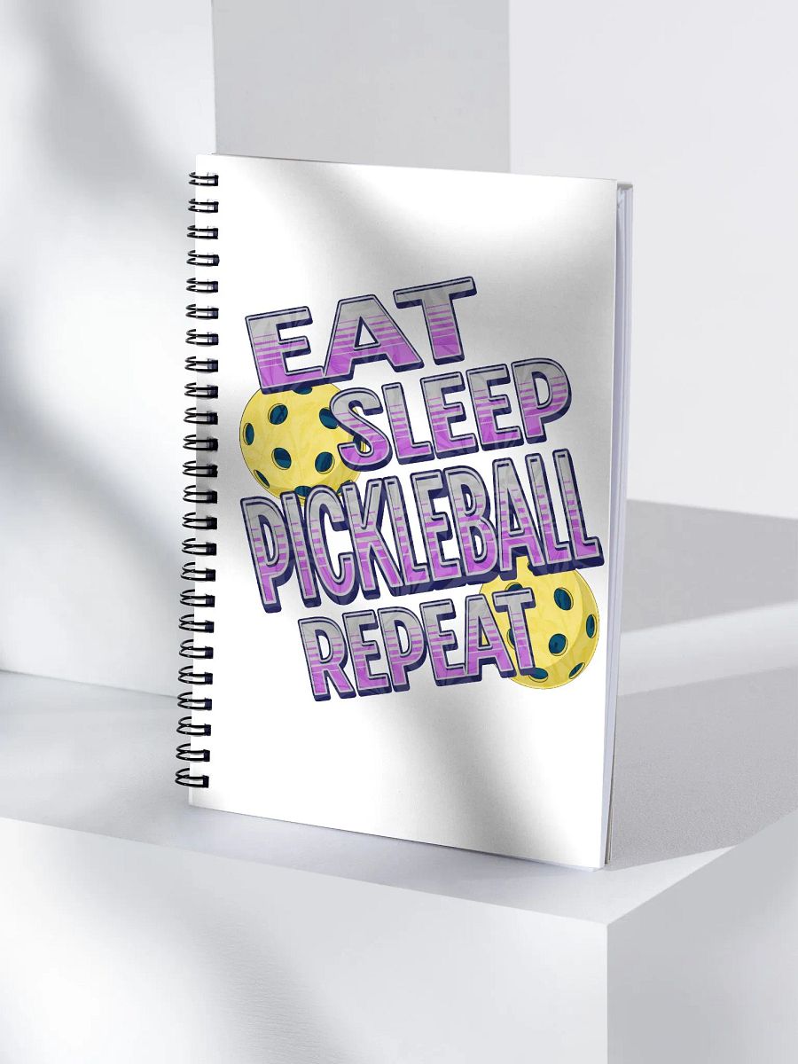 Eat Sleep Pickleball Repeat Angle Passion Notebook product image (3)
