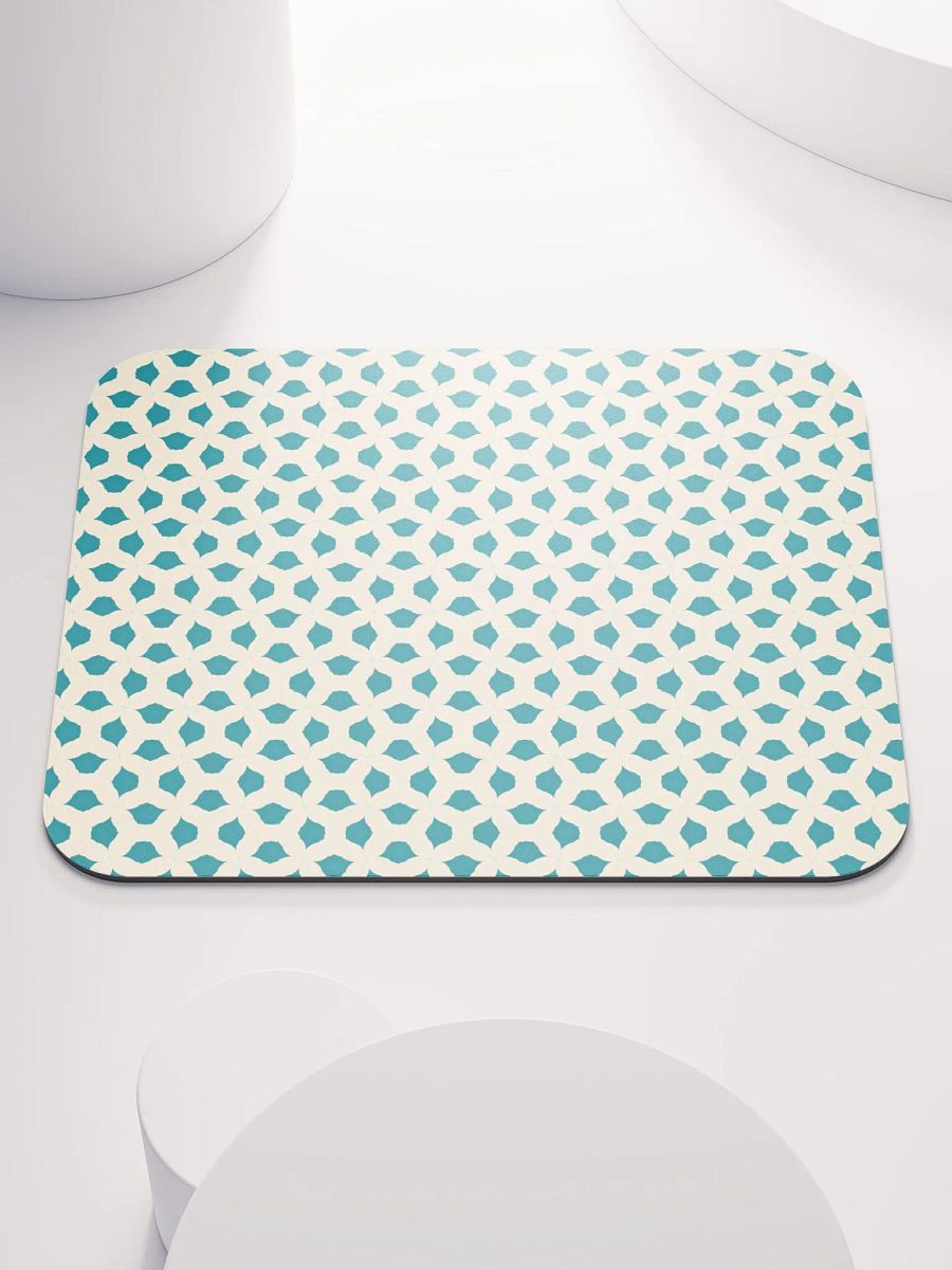 Blue Leaves Mouse Pad product image (2)