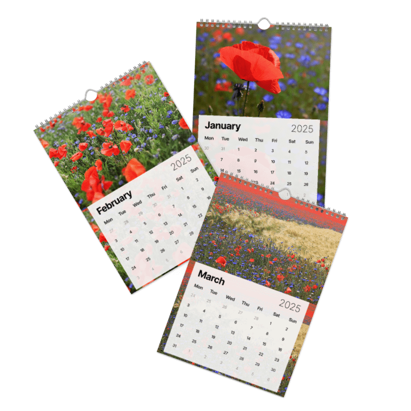 Calendar 2025 - Poppies product image (2)