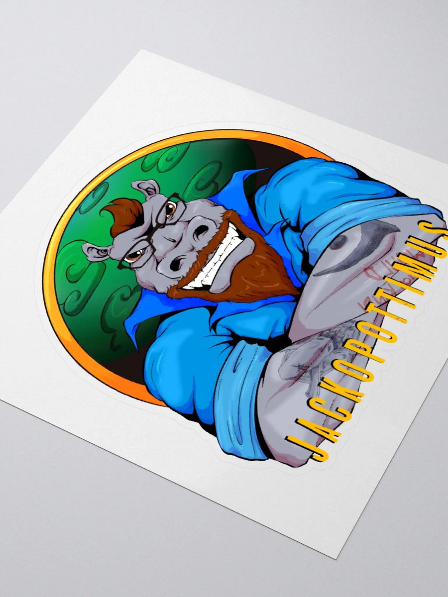 Hippo sticker 1 product image (7)
