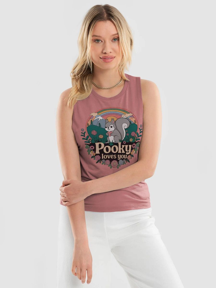 Pooky's Love Adventure Muscle Tank product image (3)