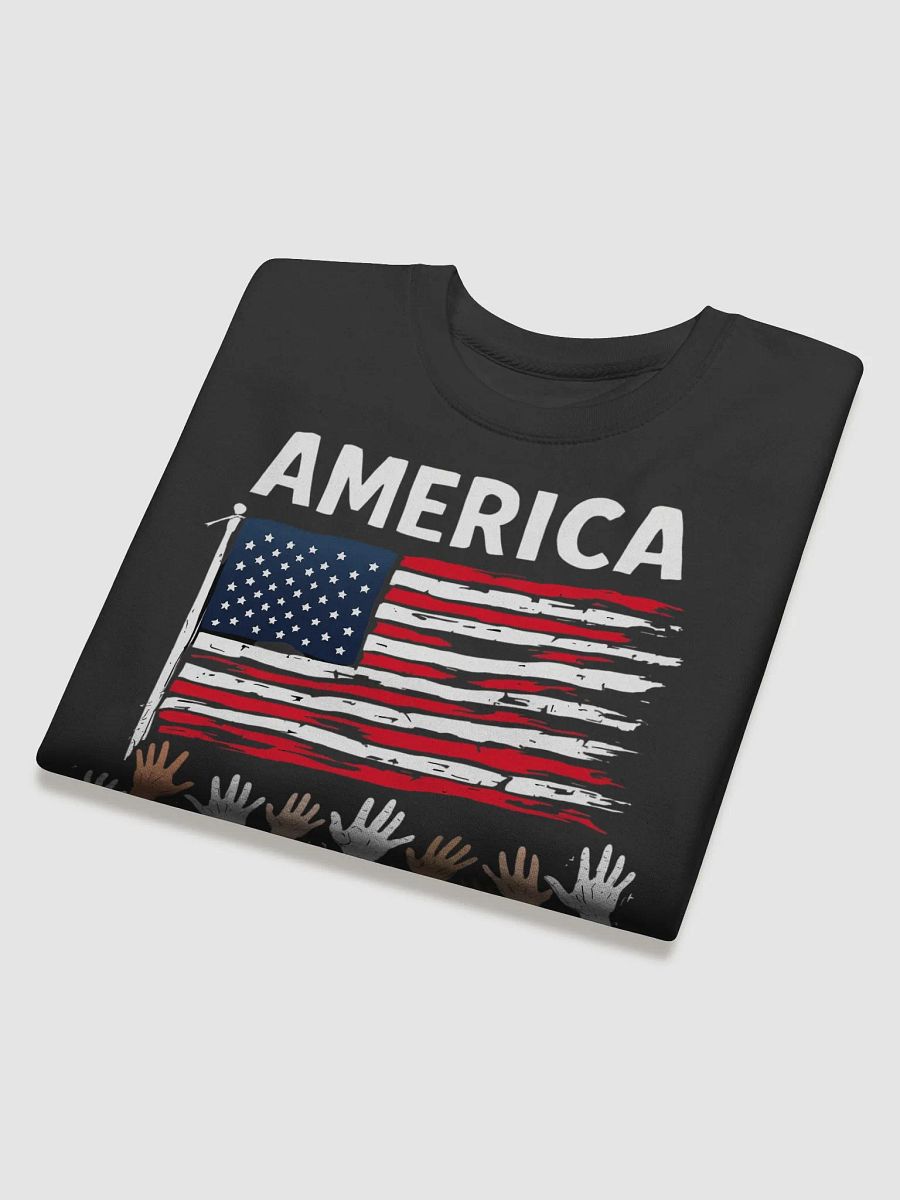 America Was Built by Immigrants Diversity Immigration Rights Premium Sweatshirt product image (10)