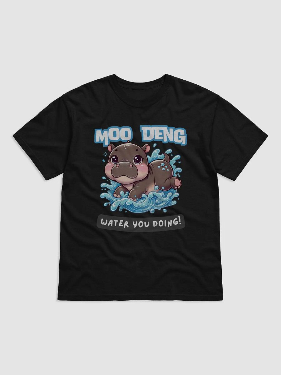 Moo Deng Hippo Splash T-Shirt product image (2)