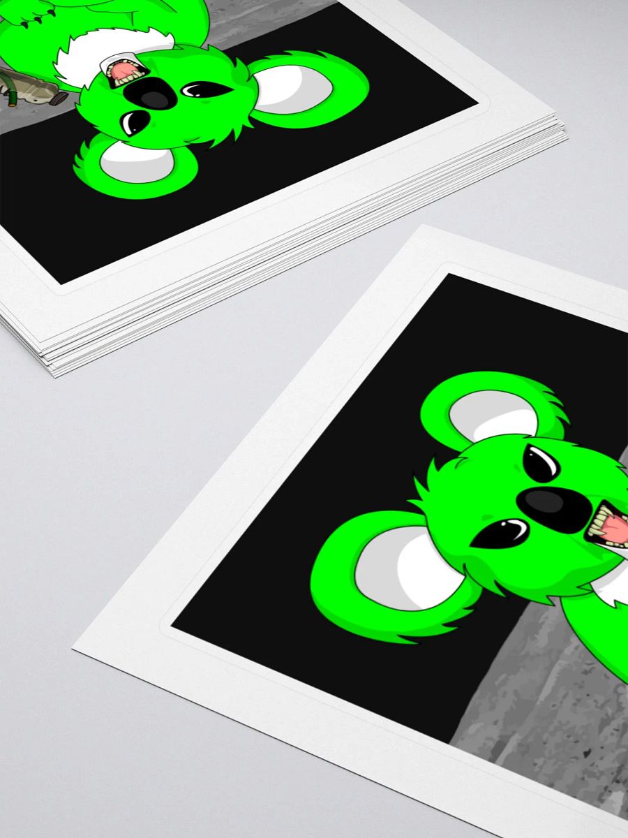Menacing Koala Grenade Launcher Stickers product image (4)