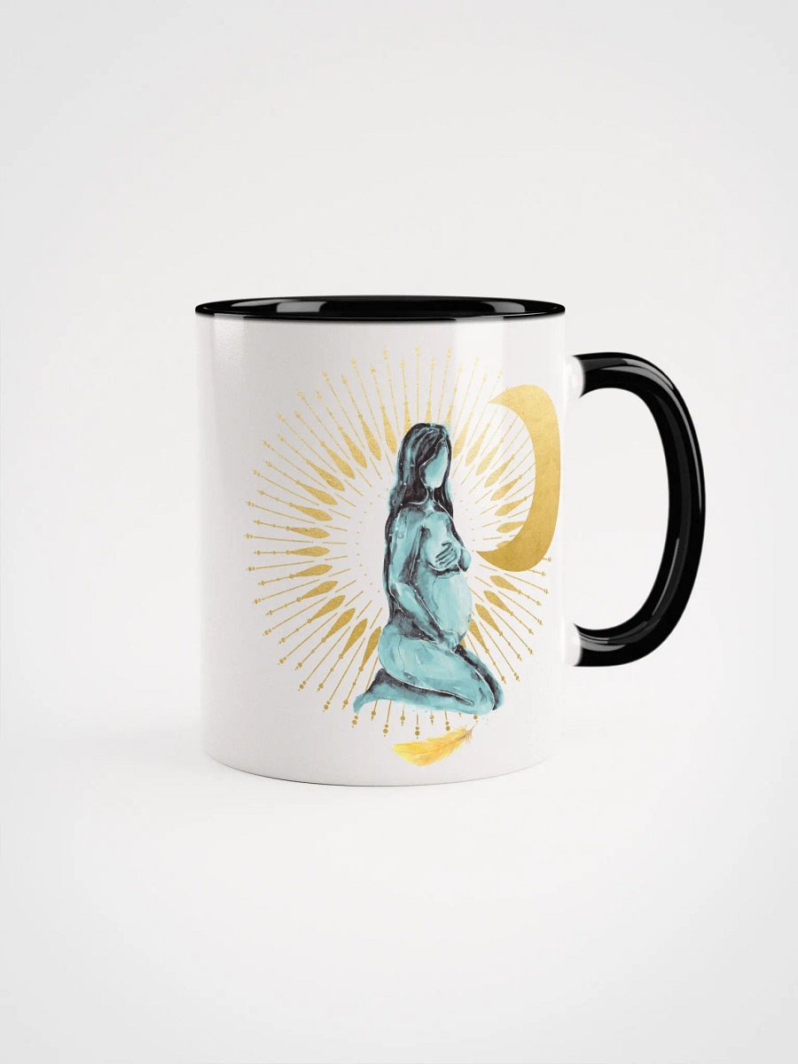 Goddess Golden Moon in Teal with Black Handle product image (2)